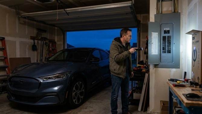 mach e home charger