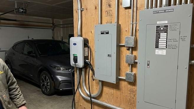 mach e home charger