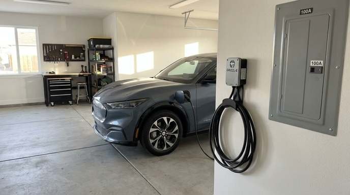 mach e home charger